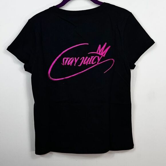 Juicy Couture Crown Tee in Licorice (M) - Picture 7 of 10
